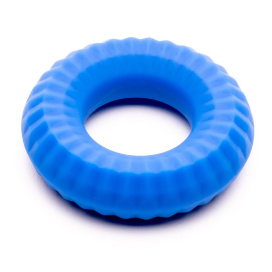 Nitro Soft Silicone Cockring Ballstretcher Blue