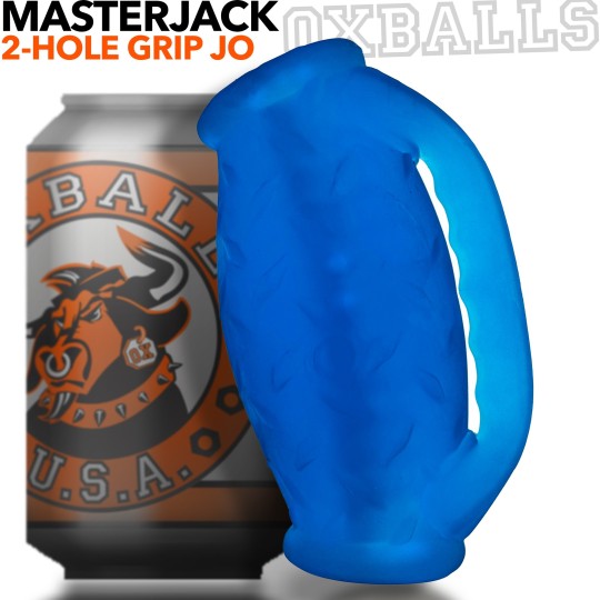 MASTERJACK double penetration JO BLUE ICE